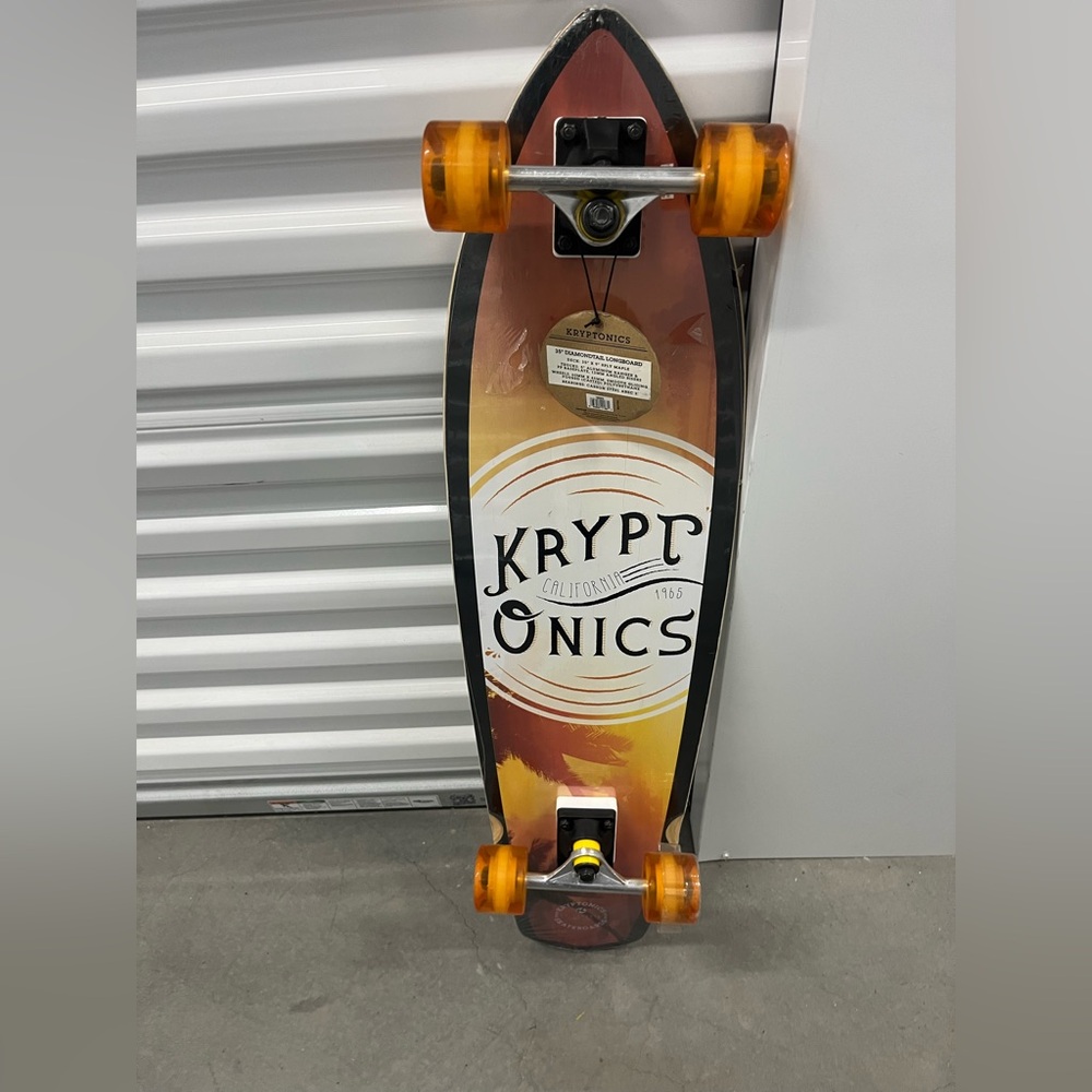 Orange Skateboard